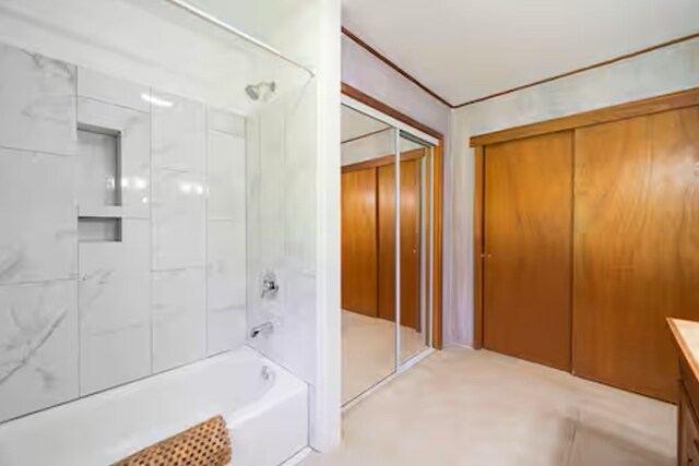 15-1893 32nd Ave, Keaau, HI 96749 - full bath featuring vanity and bathtub / shower combination