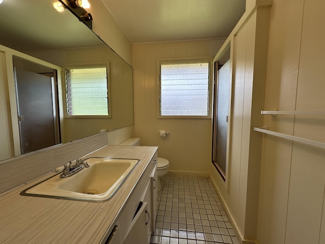 5684 Wailaau Rd, Koloa, HI 96756 - full bath with tile patterned flooring, vanity, and an enclosed shower
