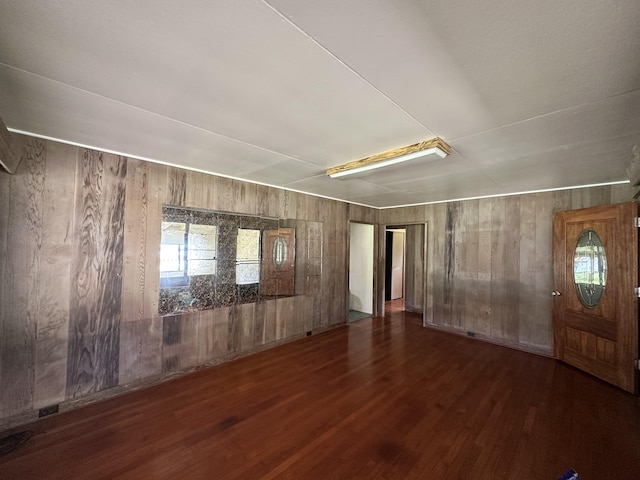 5684 Wailaau Rd, Koloa, HI 96756 - unfurnished room featuring wood finished floors and wooden walls