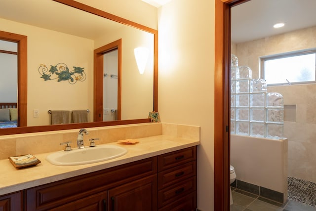 68-1025 Kaniku Dr Unit 612, Kamuela, HI 96743 - bathroom with toilet, vanity, and walk in shower
