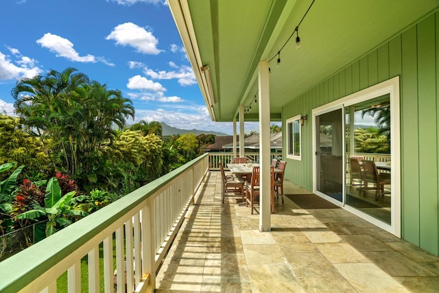 4355 Liliuokalani Pl, Kilauea, HI 96754 - balcony with a mountain view