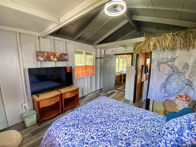 11-3141 Ala Kapena, Volcano, HI 96785 - bedroom featuring wood finished floors