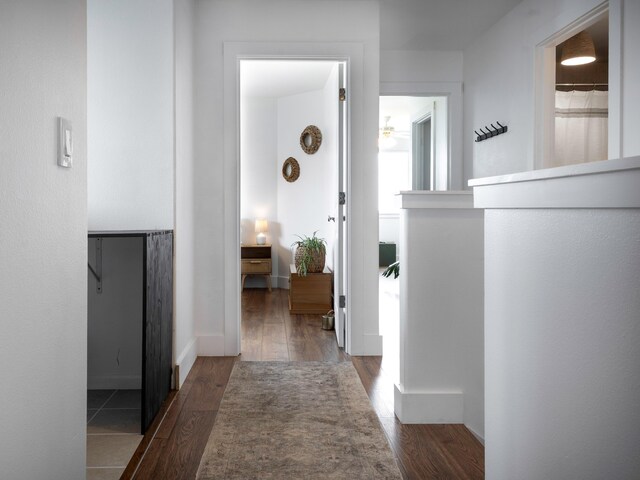 189 Poouli St, Wailuku, HI 96793 - corridor featuring wood finished floors and baseboards