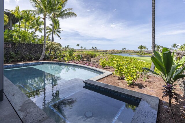 73-4804 Hinahina Rd Unit 13, Kailua-Kona, HI 96740 - view of swimming pool with a water view