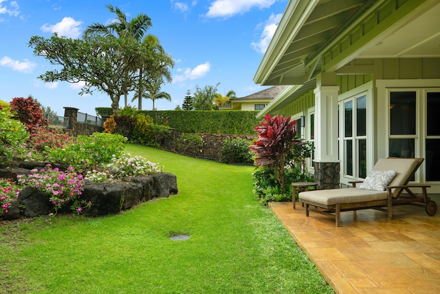 5385 Kolepa Pl, Koloa, HI 96756 - view of yard featuring a patio area