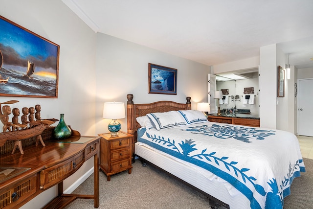 75-6106 Alii Dr Unit 208, Kailua-Kona, HI 96740 - bedroom featuring light carpet