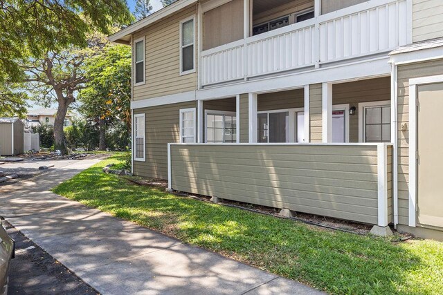 68-3890 Lua Kula St Unit 1104, Waikoloa, HI 96738 - view of side of property featuring a balcony