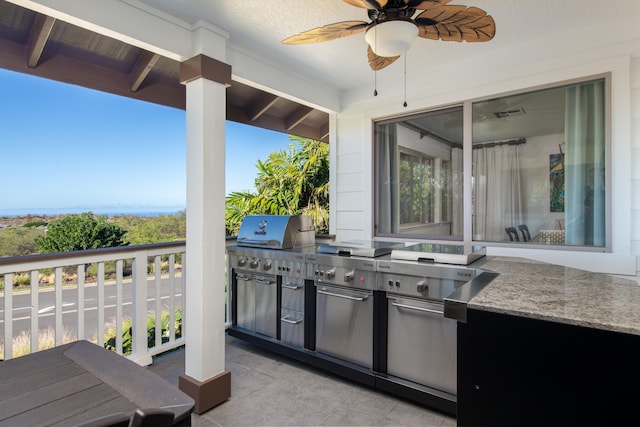 68-3932 Mulei Pl, Waikoloa, HI 96738 - view of patio / terrace featuring a ceiling fan