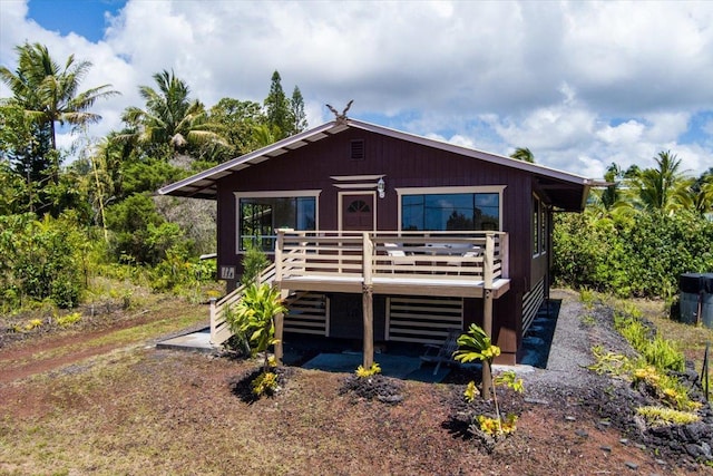 12-138 Oliana Dr, Pahoa, HI 96778 - view of front of property with a deck