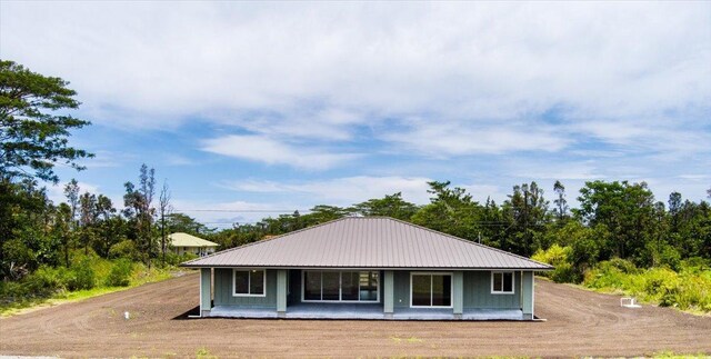 15-1616 7th Ave, Keaau, HI 96749 - back of property featuring a porch and metal roof
