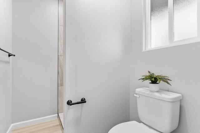 16-2150 Pukalani Dr, Pahoa, HI 96778 - bathroom with toilet, wood finished floors, and baseboards