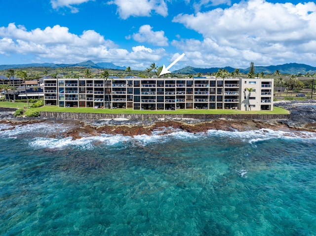 5050 Lawai Rd Unit 413, Koloa, HI 96756 - water view featuring mountains