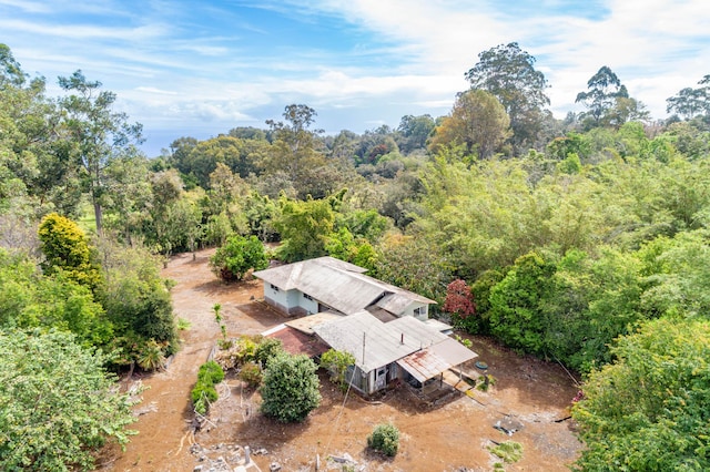 44-3275 Hoo Kahua Rd, Honokaa, HI 96727 - view from above of property featuring a heavily wooded area