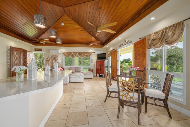 48-5319 Kukuihaele Rd, Honokaa, HI 96727 - sunroom / solarium with vaulted ceiling and a wall mounted air conditioner