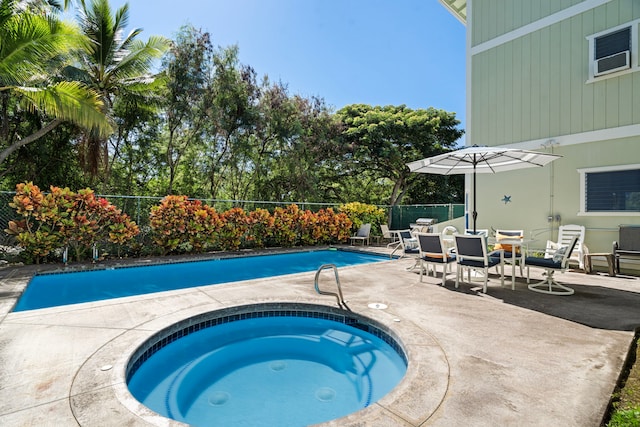 78-216 Makolea St Unit 32, Kailua-Kona, HI 96740 - view of pool featuring an in-ground hot tub and a patio
