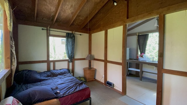 12-7026 Wehelauniu St, Pahoa, HI 96778 - bedroom featuring vaulted ceiling and carpet flooring