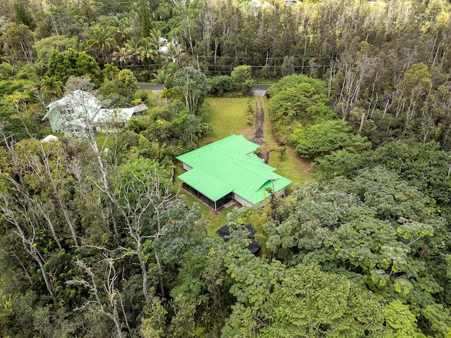 13-3477 Alapai St, Pahoa, HI 96778 - aerial view of property and surrounding area with a forest