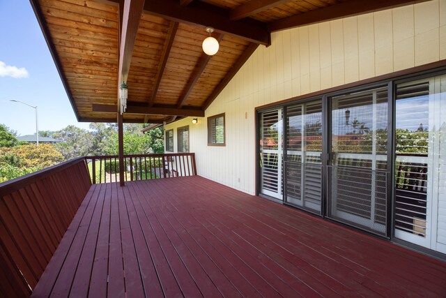 68-1853 W Kaupapa Pl, Waikoloa, HI 96738 - view of wooden terrace