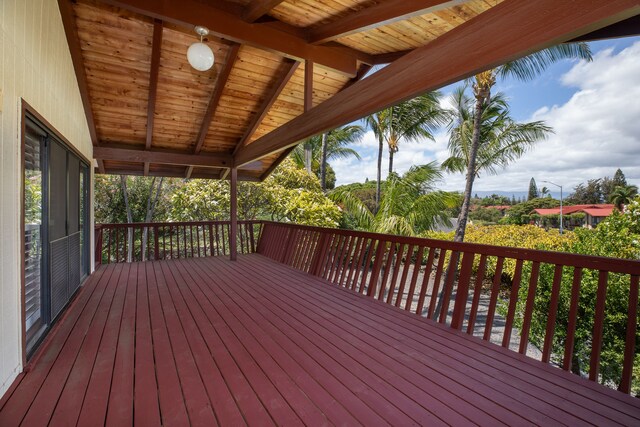 68-1853 W Kaupapa Pl, Waikoloa, HI 96738 - view of wooden deck