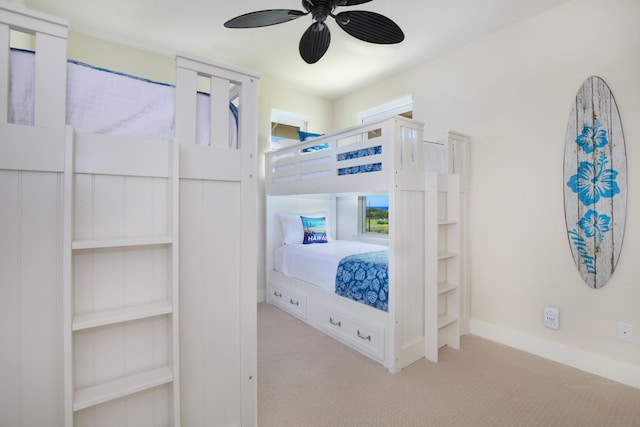 2611 Kiahuna Plantation Dr Unit 13B, Koloa, HI 96756 - bedroom with carpet flooring and ceiling fan
