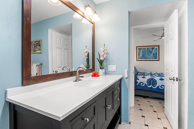 75-6082 Alii Dr Unit B229, Kailua-Kona, HI 96740 - bathroom featuring vanity, tile patterned flooring, and ensuite bath