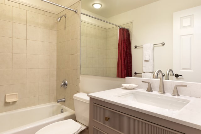 69-555 Waikoloa Beach Dr Unit 1704, Waikoloa, HI 96738 - bathroom featuring toilet, vanity, and shower / bathtub combination with curtain