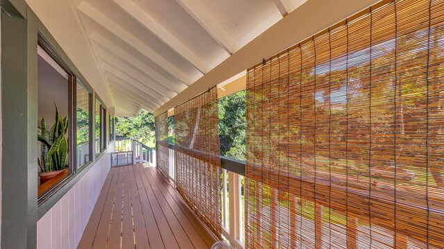 4740 Lae Rd, Kalaheo, HI 96741 - view of wooden deck