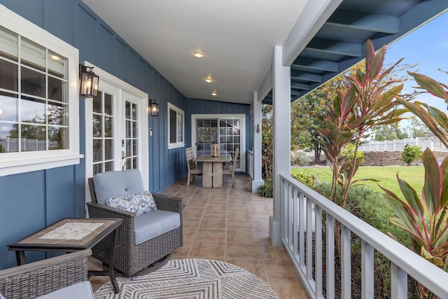 71-1876 Puu Lani Loop, Kailua-Kona, HI 96740 - covered porch with french doors