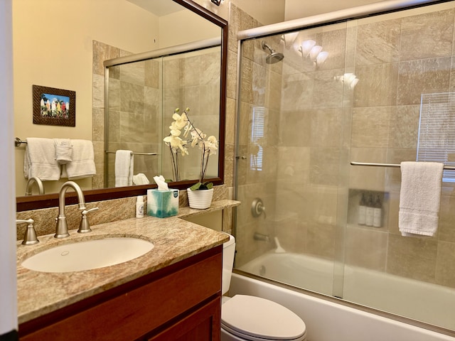 68-180 Waikoloa Beach Dr Unit P4, Waikoloa, HI 96738 - full bath featuring vanity, enclosed tub / shower combo, and toilet