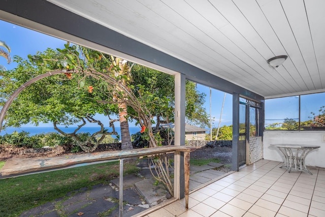 81-6267 Piko Rd, Captain Cook, HI 96704 - view of unfurnished sunroom
