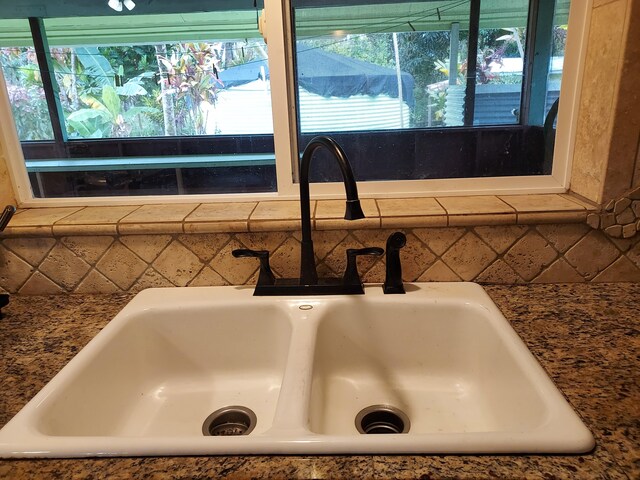 14-3431 Seadrift Rd, Pahoa, HI 96778 - kitchen view of a sink and dark countertops