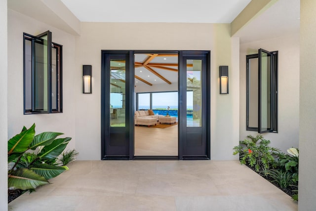 78-7029 Ola Mau St, Kailua-Kona, HI 96740 - entrance to property featuring stucco siding