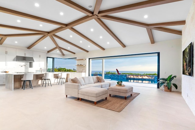78-7029 Ola Mau St, Kailua-Kona, HI 96740 - living area with recessed lighting