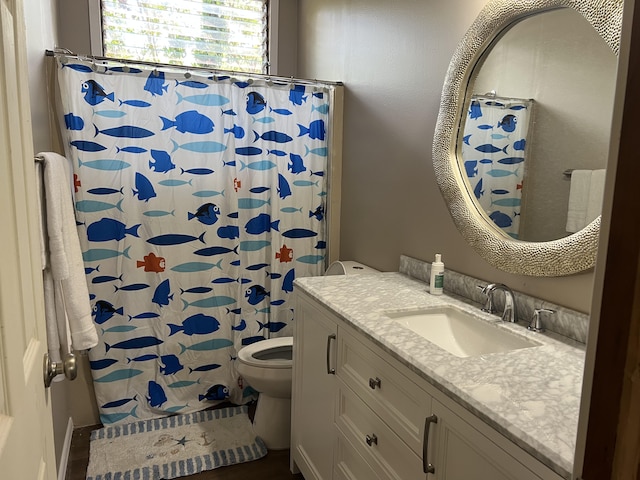 14-3578 Kauai Rd, Pahoa, HI 96778 - full bath featuring vanity, toilet, and curtained shower
