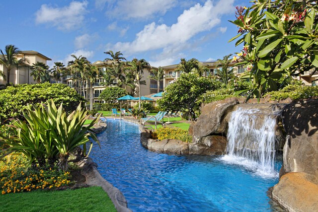 4-820 Kuhio Hwy Unit C106, Kapaa, HI 96746 - view of swimming pool