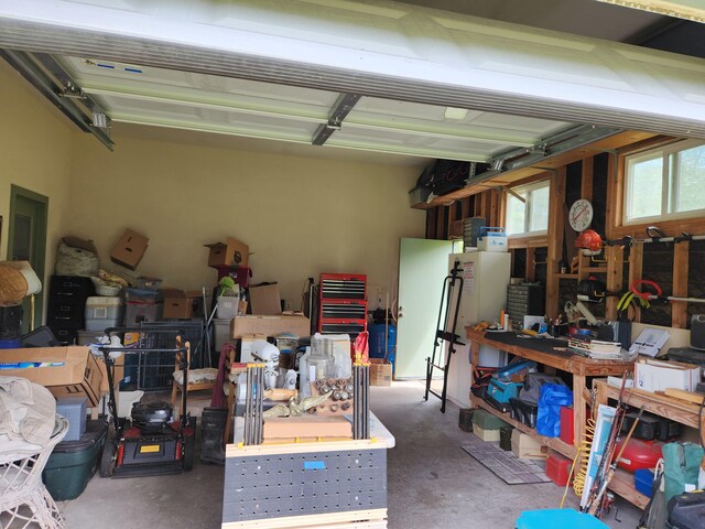 14-3449 Mauna Kea Rd, Pahoa, HI 96778 - garage featuring a workshop area