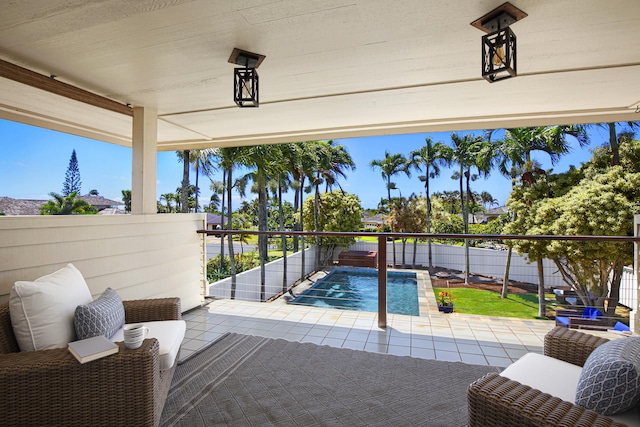 2750 Milo Hae Lp, Koloa, HI 96756 - fenced backyard with a patio area