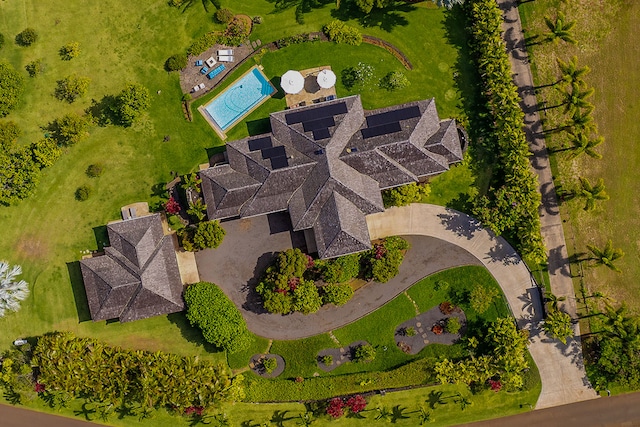 3661 Papalina Rd Unit A, Kalaheo, HI 96741 - aerial view of a pool