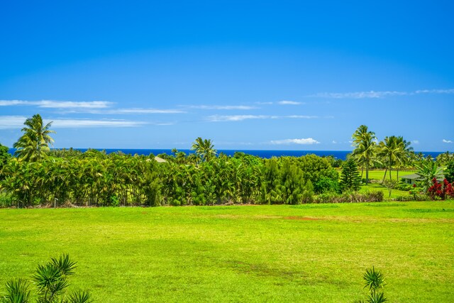 5421-C Kalalea View Dr, Anahola, HI 96703 - view of green lawn featuring a water view