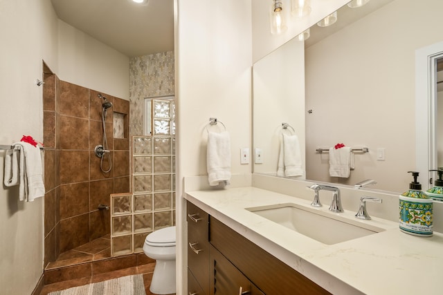 5421-C Kalalea View Dr, Anahola, HI 96703 - full bath featuring vanity, toilet, walk in shower, and tile patterned floors