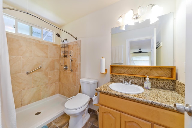 12-7042 Wehelauniu St, Pahoa, HI 96778 - full bath featuring a tile shower, toilet, and vanity