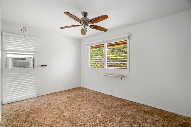 187 Lihau St, Kapaa, HI 96746 - carpeted empty room with baseboards and a ceiling fan