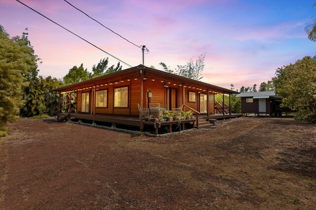 15-1644 4th Ave, Keaau, HI 96749 - view of back of property at dusk