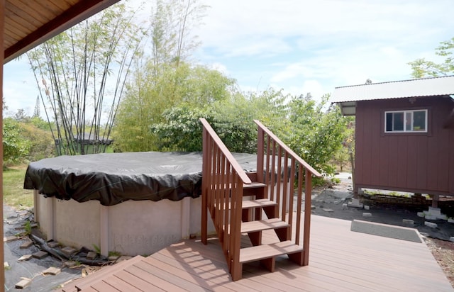 15-1644 4th Ave, Keaau, HI 96749 - wooden terrace featuring stairs