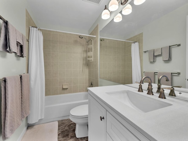 75-6009 Alii Dr Unit Y22, Kailua-Kona, HI 96740 - bathroom with vanity, shower / bathtub combination with curtain, and toilet