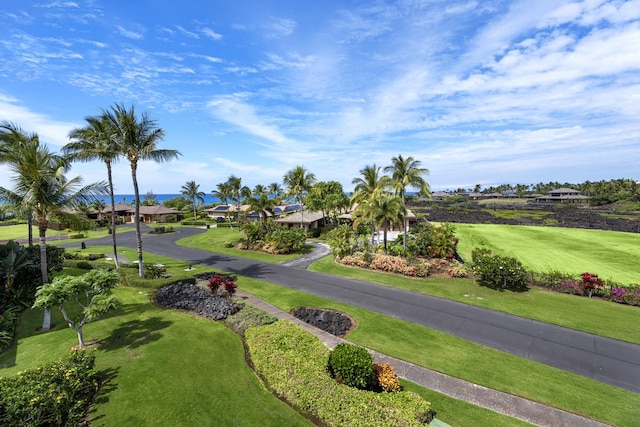 69-1000 Kolea Kai Cir Unit 3C, Waikoloa, HI 96738 - surrounding community featuring a yard, view of golf course, and a residential view