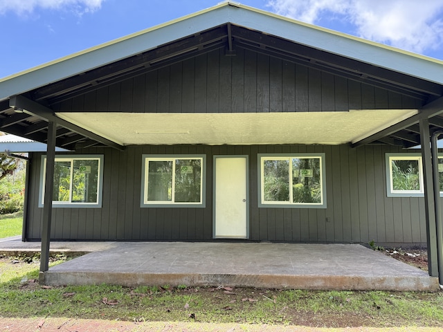 13-3436 Alapai St, Pahoa, HI 96778 - back of house featuring a patio