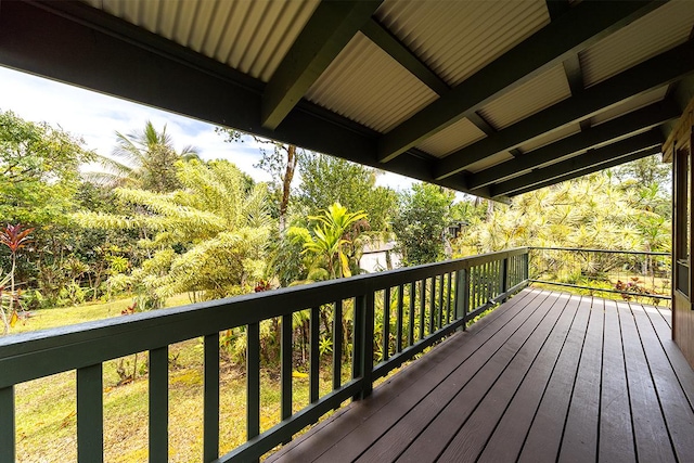 15-1429 22nd Ave, Keaau, HI 96749 - view of wooden deck