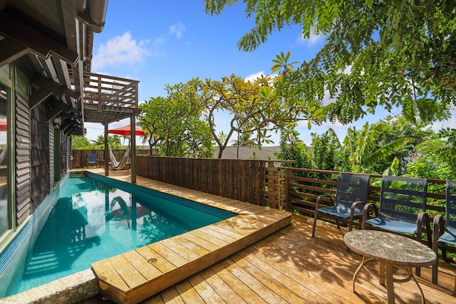 2321 Hoohu Rd, Koloa, HI 96756 - view of pool with a deck