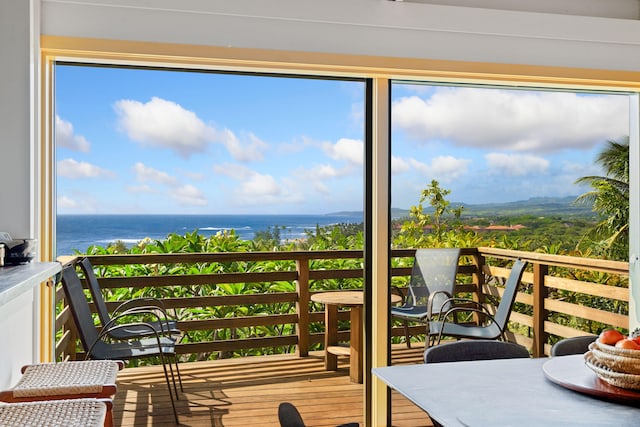 2321 Hoohu Rd, Koloa, HI 96756 - balcony with a water view